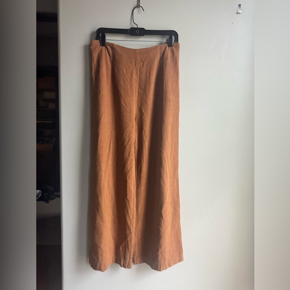 Soft Surroundings Aliso Linen Wide Leg Pants Coastal Cottagecore Boho Small - Picture 2 of 6